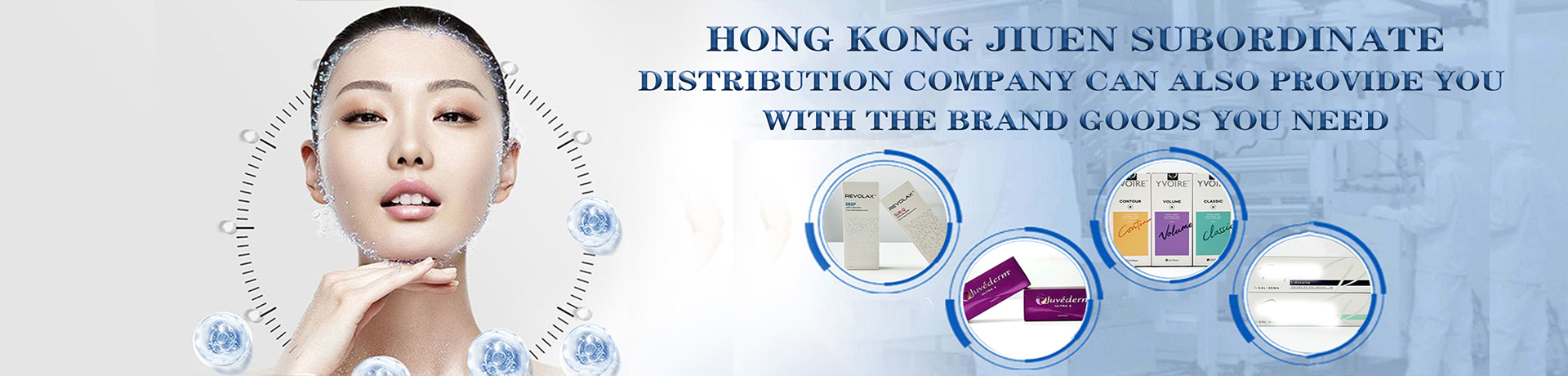 Hyaluronic Acid Dermal Filler, Injectable Dermal Filler, Teosyal Ultra Deep Filler, Botulinum Toxin, Numbing Cream, Lipolysis Solution, PDO Thread Lift, PCL Thread Lift, Hyaluronic Acid Breast Filler, Lifting Filler, Mesotherapy Instrument, Leather Roller, Promotion - Hong Kong Jiuen Medical investment Group Co., Ltd